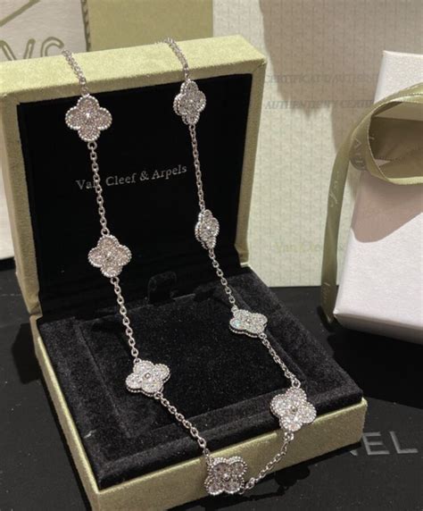 van cleef arpels replica|van cleef necklace look alike.